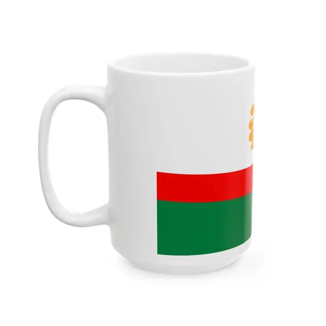 Bandera del Municipio de Casilda Santa Fe (Argentina) White Coffee Mug - Go Mug Yourself