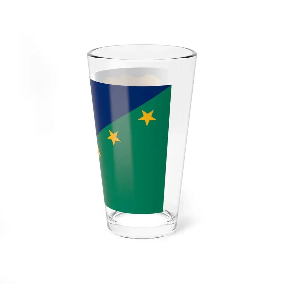 Bandera del Municipio Sucre Miranda (Iran) Pint Glass 16oz - Go Mug Yourself