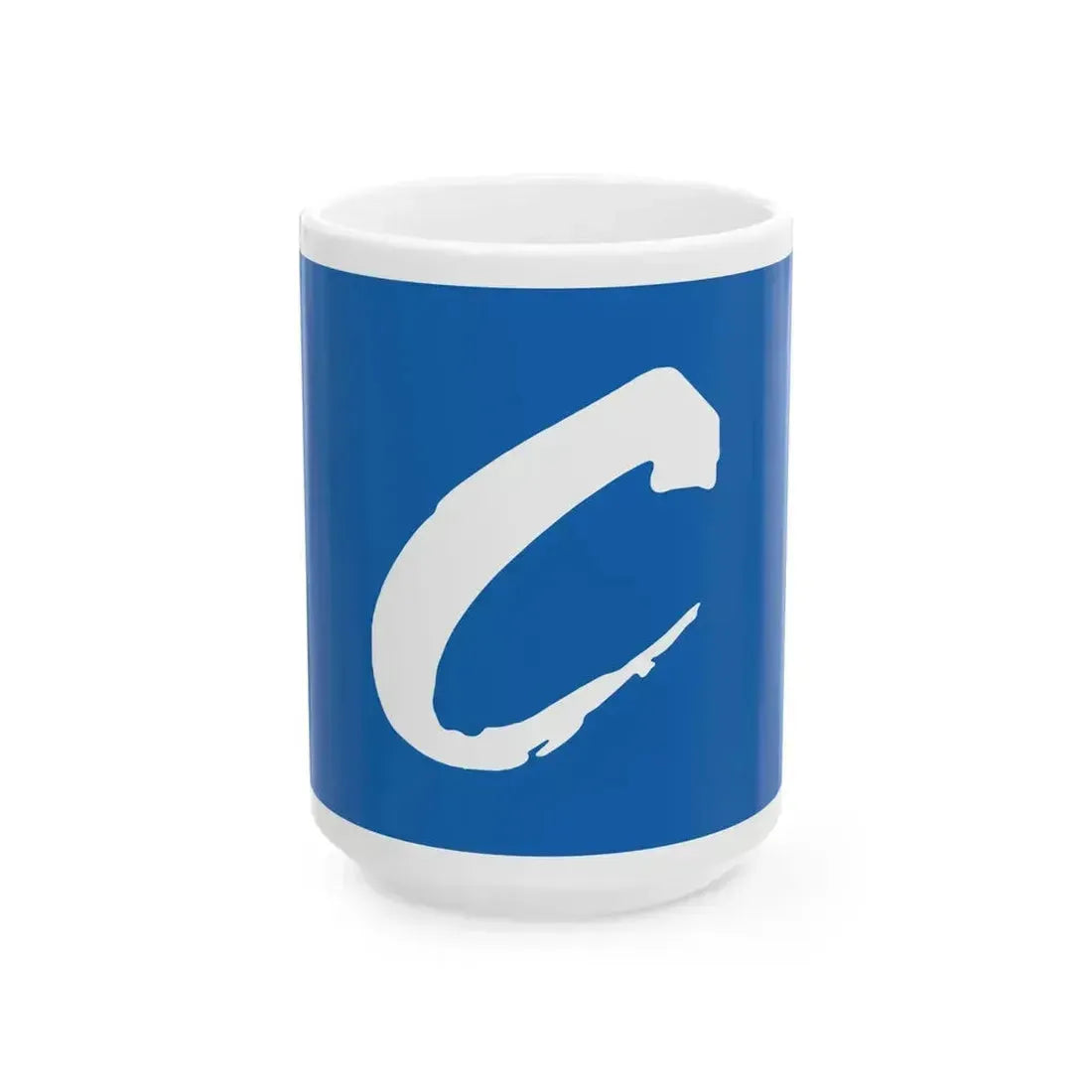 Bandera del Partido Conservador Colombiano (Colombia) White Coffee Mug 15oz - Go Mug Yourself