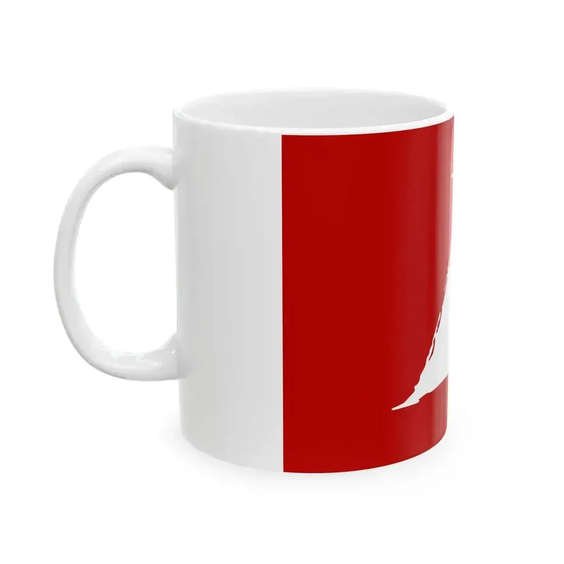 Bandera del Partido Liberal Colombiano (Colombia) White Coffee Mug - Go Mug Yourself