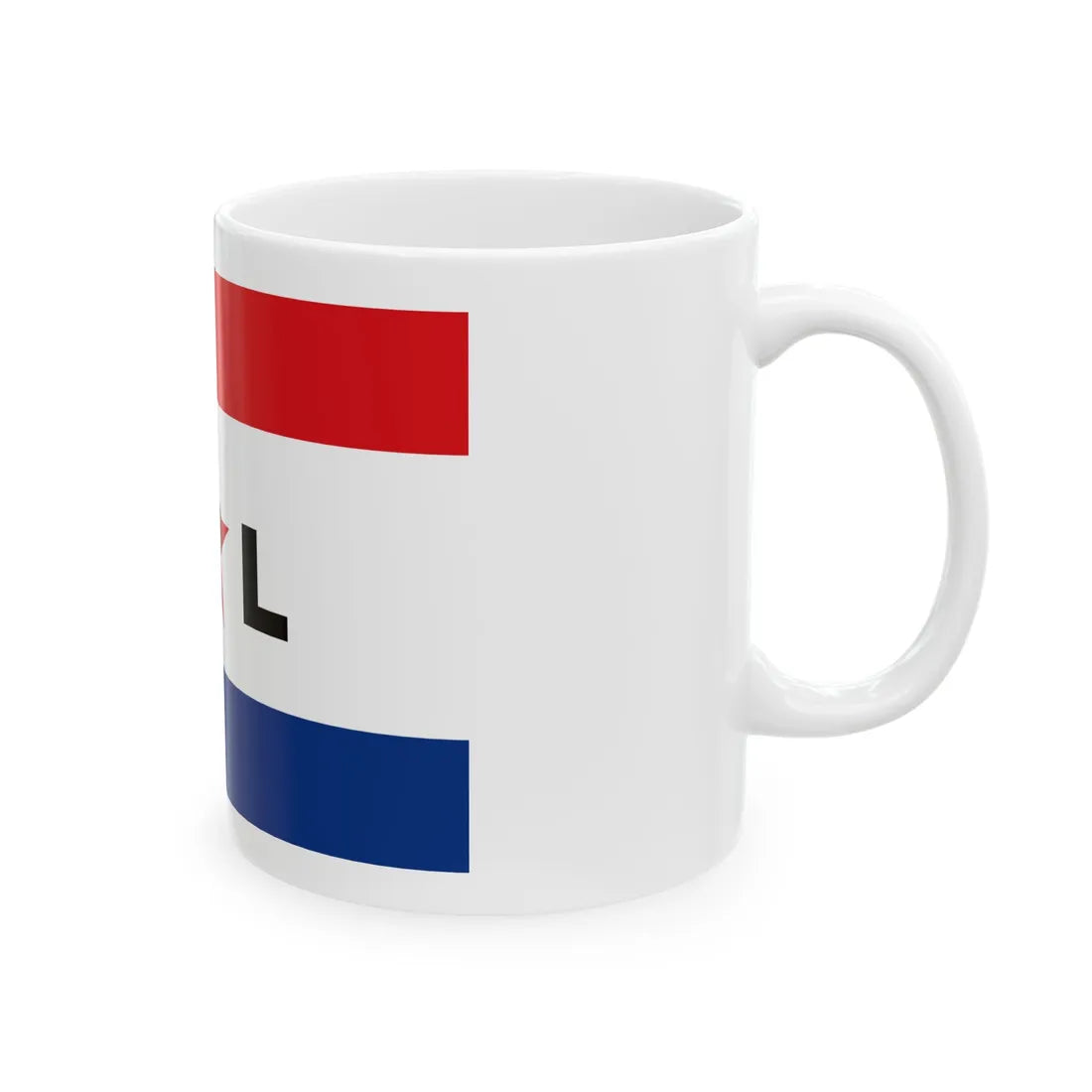 Bandera del Partido Patria Libre (Paraguay) White Coffee Mug - Go Mug Yourself