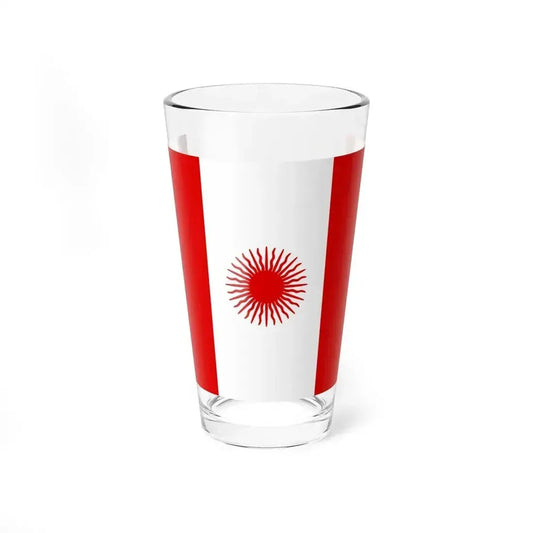 Bandera del Peru 1822-1835 (Peru) Pint Glass 16oz 16oz - Go Mug Yourself
