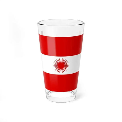 Bandera del Peru 1822 (Peru) Pint Glass 16oz 16oz - Go Mug Yourself