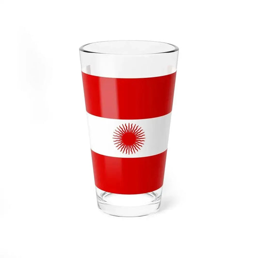 Bandera del Peru 1822 (Peru) Pint Glass 16oz 16oz - Go Mug Yourself