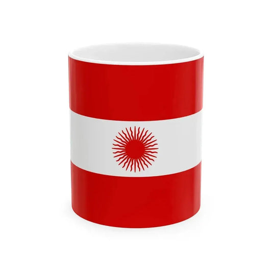Bandera del Peru 1822 (Peru) White Coffee Mug 11oz - Go Mug Yourself