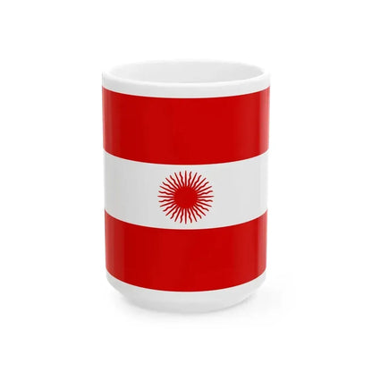 Bandera del Peru 1822 (Peru) White Coffee Mug 15oz - Go Mug Yourself