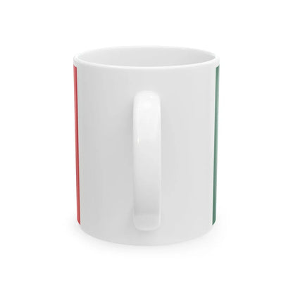 Bandera del Primer Imperio Mexicano (Belize) White Coffee Mug - Go Mug Yourself