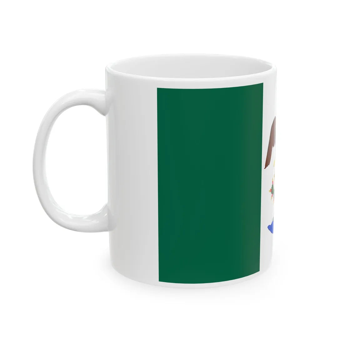 Bandera del Primer Imperio Mexicano (Belize) White Coffee Mug - Go Mug Yourself