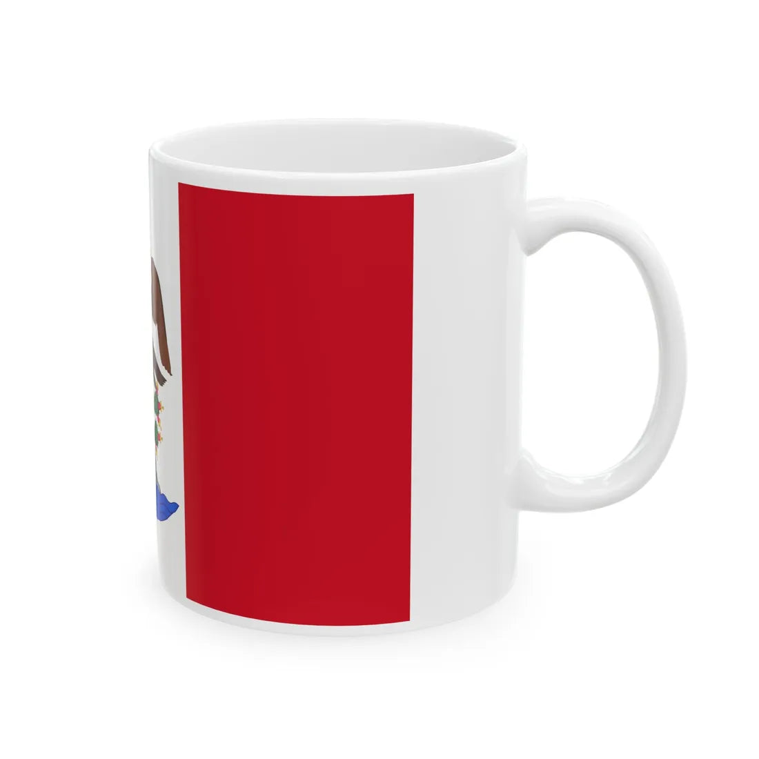 Bandera del Primer Imperio Mexicano (Belize) White Coffee Mug - Go Mug Yourself