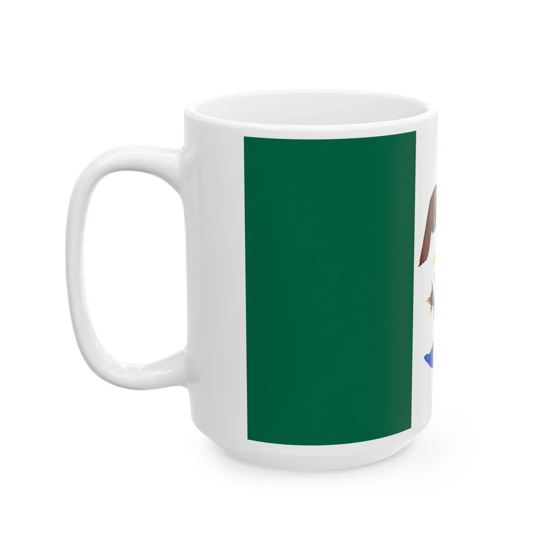 Bandera del Primer Imperio Mexicano (Belize) White Coffee Mug - Go Mug Yourself