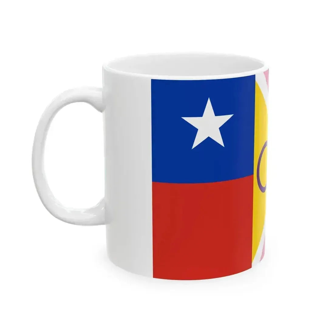 Bandera del Progreso de Chile (Chile) White Coffee Mug - Go Mug Yourself