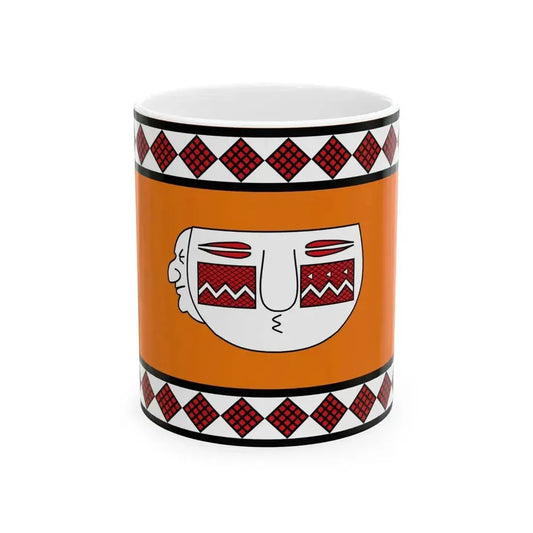 Bandera del pueblo Lule (Argentina) White Coffee Mug 11oz - Go Mug Yourself