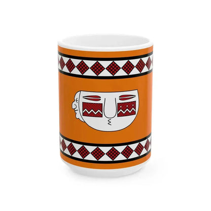 Bandera del pueblo Lule variante (Argentina) White Coffee Mug 15oz - Go Mug Yourself
