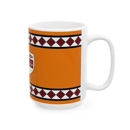 Bandera del pueblo Lule variante (Argentina) White Coffee Mug - Go Mug Yourself