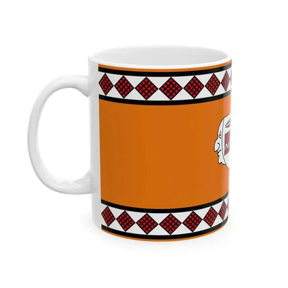 Bandera del pueblo Lule variante (Argentina) White Coffee Mug - Go Mug Yourself
