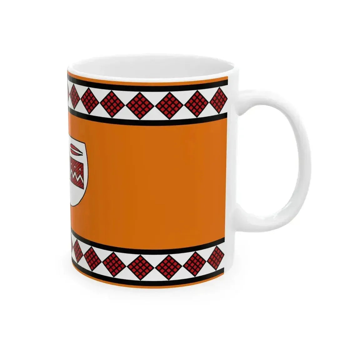 Bandera del pueblo Lule variante (Argentina) White Coffee Mug - Go Mug Yourself
