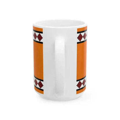 Bandera del pueblo Lule variante (Argentina) White Coffee Mug - Go Mug Yourself