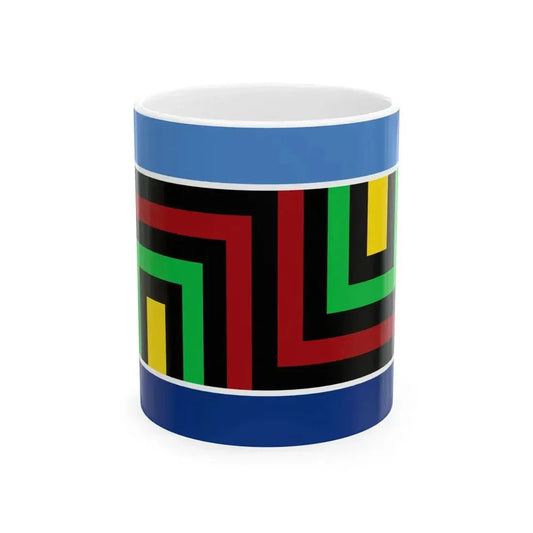 Bandera del pueblo Qom (Argentina) White Coffee Mug 11oz - Go Mug Yourself