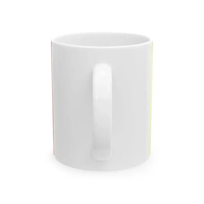 Bandera del pueblo Qom tricolor (Argentina) White Coffee Mug - Go Mug Yourself