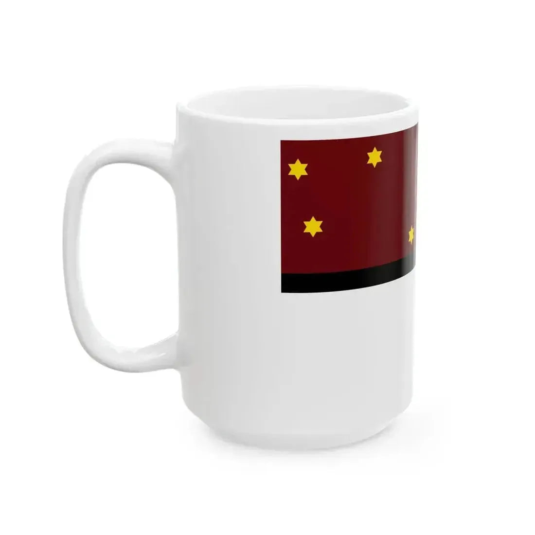 Bandera del pueblo Selknam (Argentina) White Coffee Mug - Go Mug Yourself