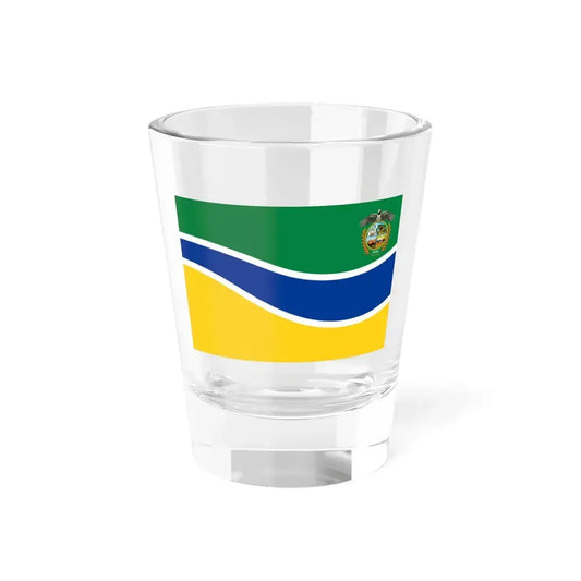 Bandera del Puyo (Ecuador) Shot Glass 1.5oz 1.5oz - Go Mug Yourself