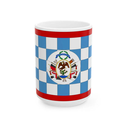 Bandera del Supremo Gobierno Mexicano (Mexico) White Coffee Mug 15oz - Go Mug Yourself