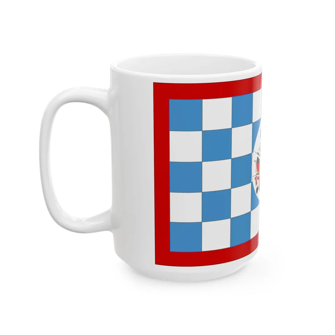 Bandera del Supremo Gobierno Mexicano (Mexico) White Coffee Mug - Go Mug Yourself