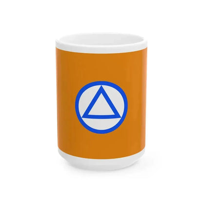 Bandera del VNV (Belgium) White Coffee Mug 15oz - Go Mug Yourself