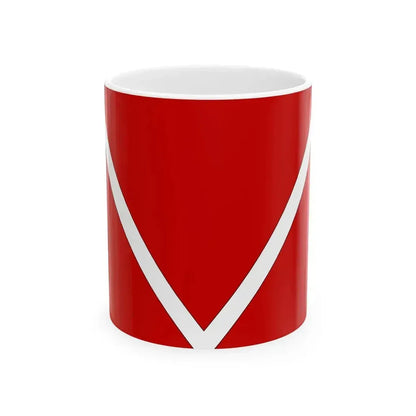 Bandera deportiva del Valle del Cauca (Colombia) White Coffee Mug 11oz - Go Mug Yourself