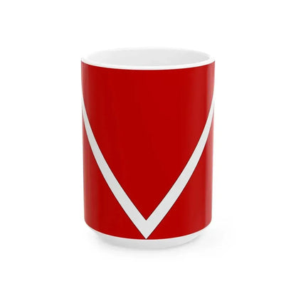 Bandera deportiva del Valle del Cauca (Colombia) White Coffee Mug 15oz - Go Mug Yourself