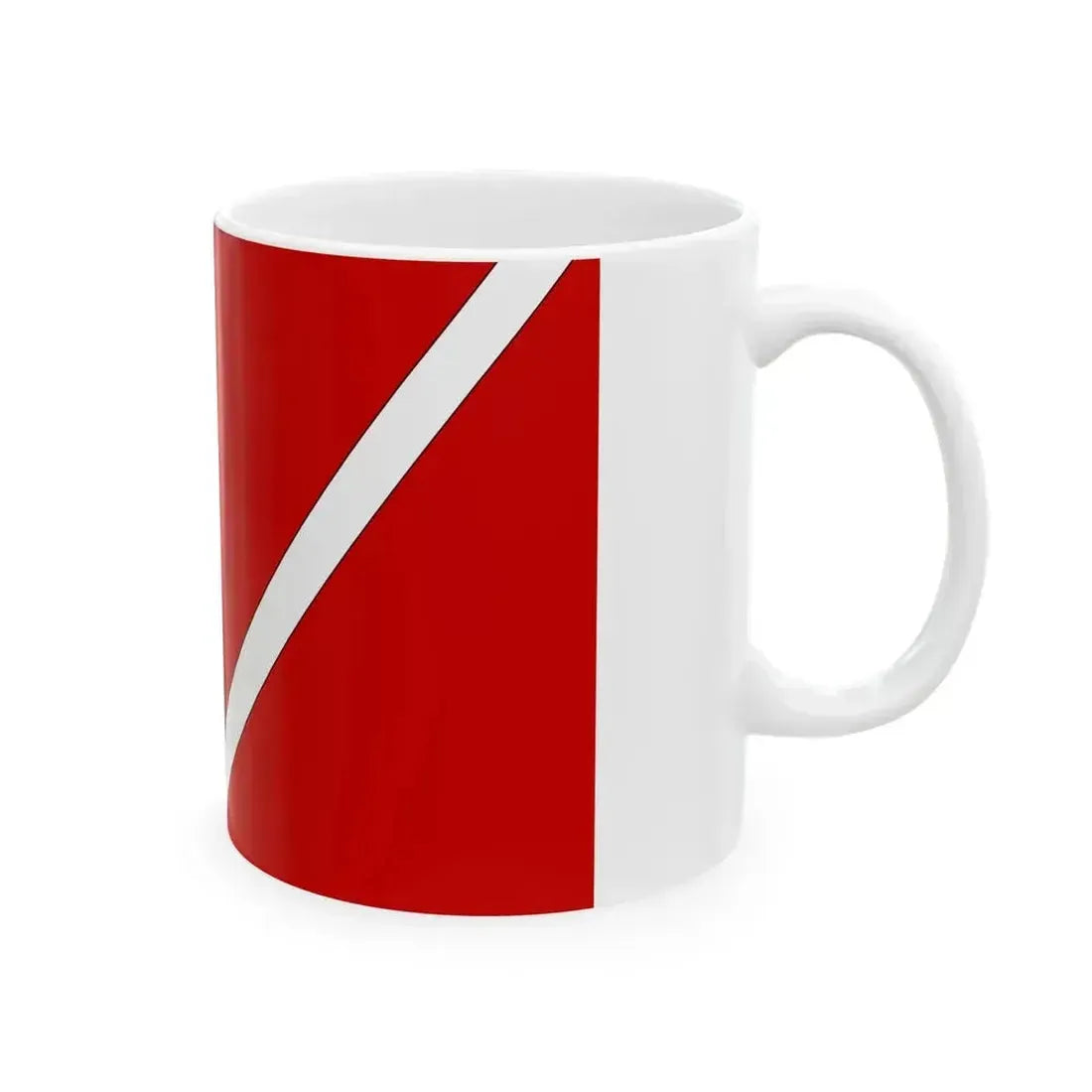 Bandera deportiva del Valle del Cauca (Colombia) White Coffee Mug - Go Mug Yourself