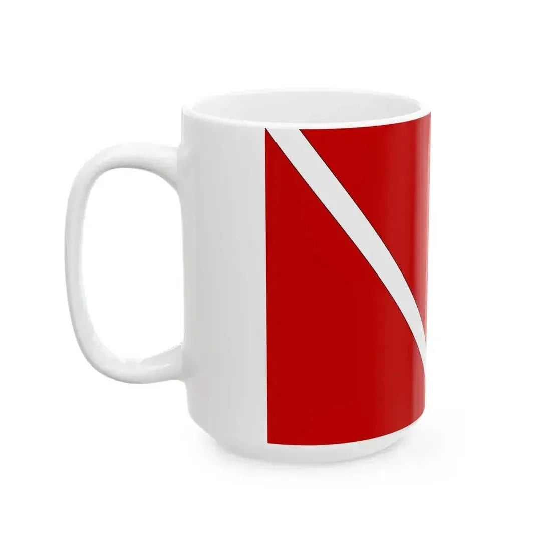Bandera deportiva del Valle del Cauca (Colombia) White Coffee Mug - Go Mug Yourself
