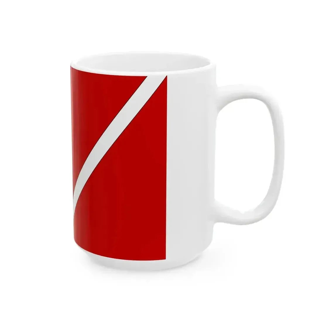 Bandera deportiva del Valle del Cauca (Colombia) White Coffee Mug - Go Mug Yourself