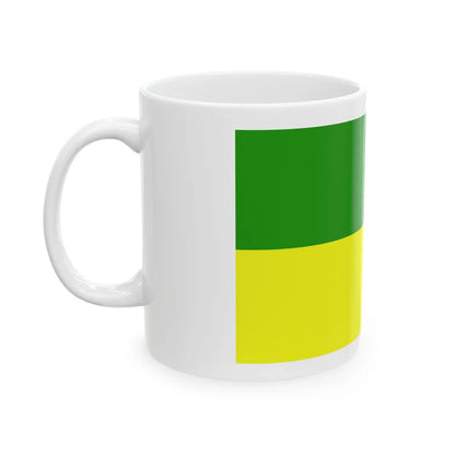 Bandera dHaryana (India) White Coffee Mug - Go Mug Yourself