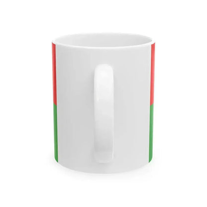 Bandera dHimachal Pradesh (India) White Coffee Mug - Go Mug Yourself
