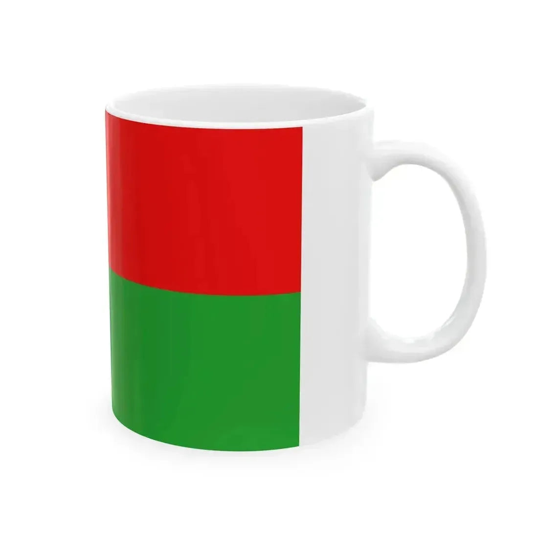 Bandera dHimachal Pradesh (India) White Coffee Mug - Go Mug Yourself