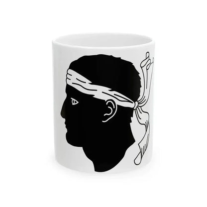 Bandera di a Corsica (France) White Coffee Mug 11oz - Go Mug Yourself