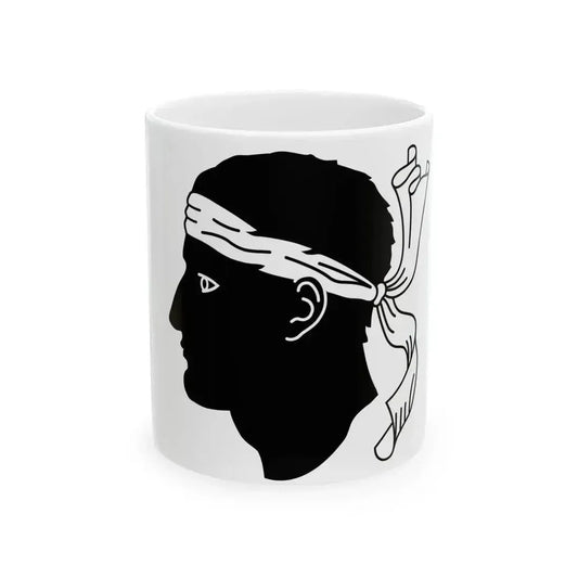 Bandera di a Corsica (France) White Coffee Mug 11oz - Go Mug Yourself