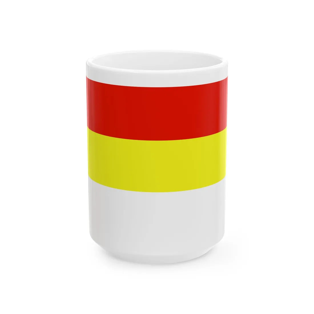 Bandera dOrissa (India) White Coffee Mug 15oz - Go Mug Yourself