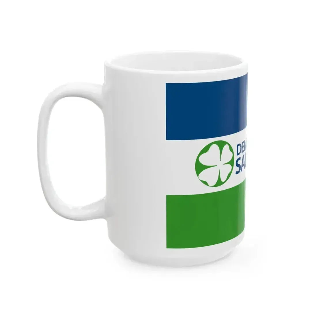 Bandera DS (El Salvador) White Coffee Mug - Go Mug Yourself
