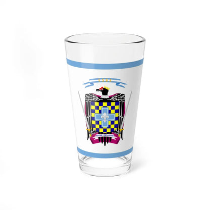 Bandera - Escuela Superior Guerra Aérea ESGA Argentina (Argentina) Pint Glass 16oz 16oz - Go Mug Yourself