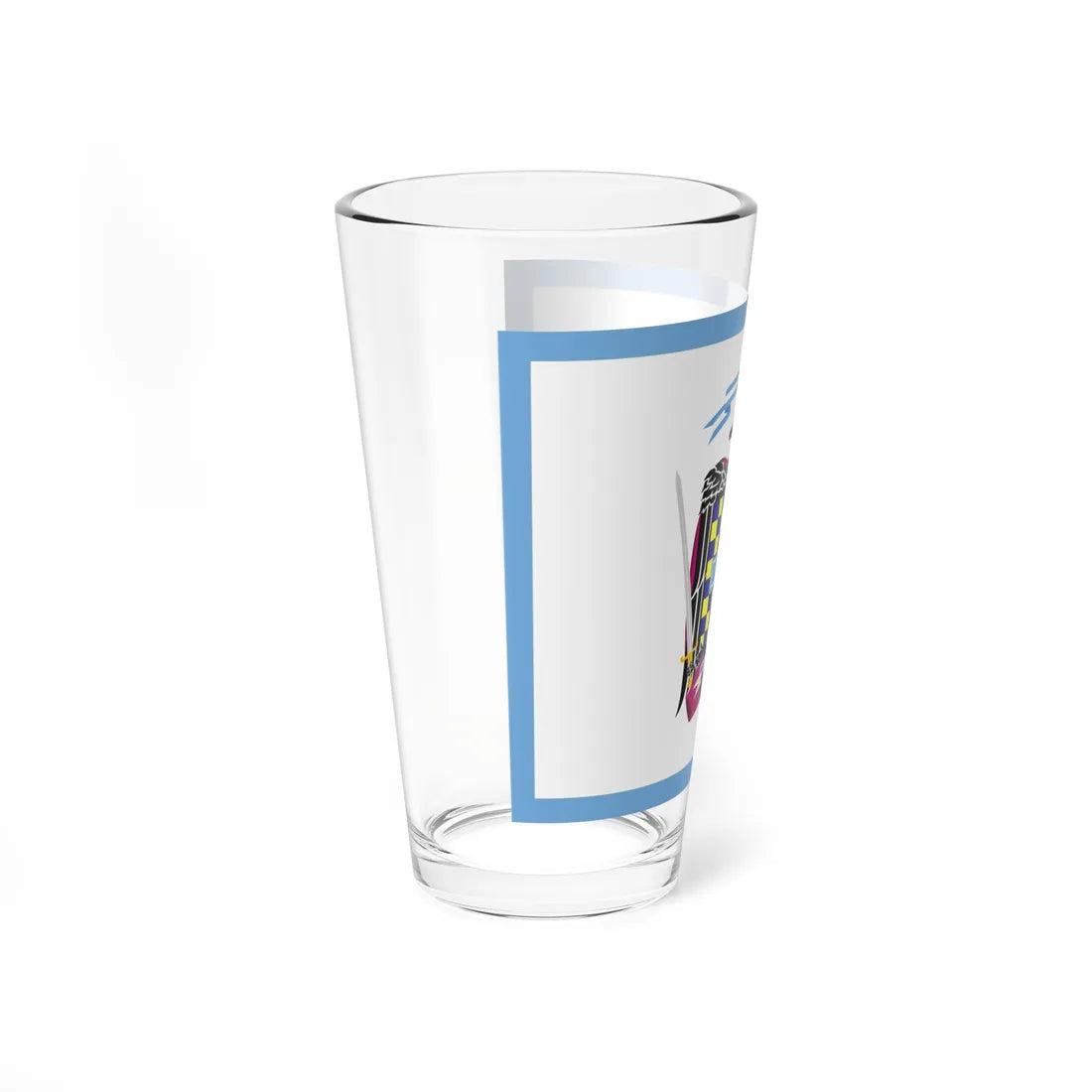 Bandera - Escuela Superior Guerra Aérea ESGA Argentina (Argentina) Pint Glass 16oz - Go Mug Yourself