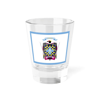 Bandera - Escuela Superior Guerra Aérea ESGA Argentina (Argentina) Shot Glass 1.5oz 1.5oz - Go Mug Yourself