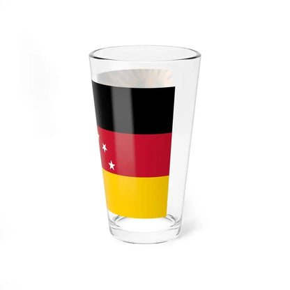 Bandera estatal de Miranda (Iran) Pint Glass 16oz - Go Mug Yourself