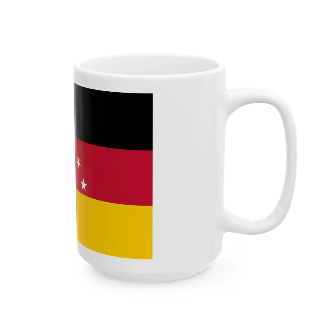 Bandera estatal de Miranda (Iran) White Coffee Mug - Go Mug Yourself