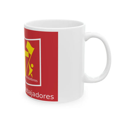 Bandera Estatutaria Partido de los Trabajadores CR 2024 (Costa Rica) White Coffee Mug - Go Mug Yourself