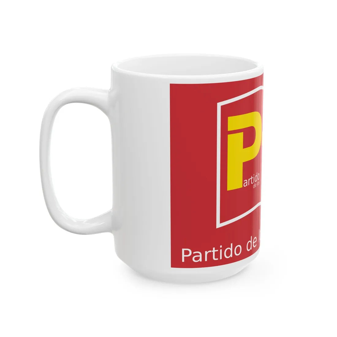 Bandera Estatutaria Partido de los Trabajadores CR 2024 (Costa Rica) White Coffee Mug - Go Mug Yourself