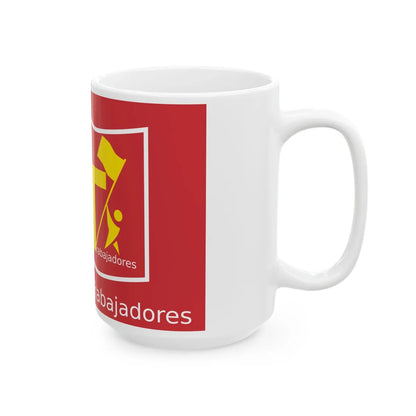 Bandera Estatutaria Partido de los Trabajadores CR 2024 (Costa Rica) White Coffee Mug - Go Mug Yourself