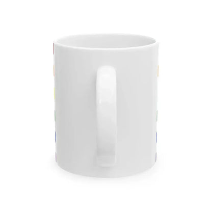 Bandera gay Grecia (Greece) White Coffee Mug - Go Mug Yourself
