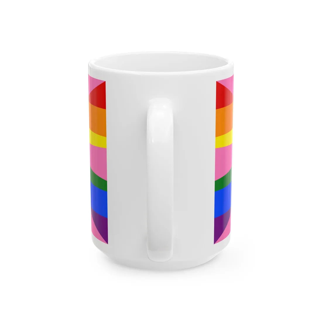 Bandera gay North Macedonia (North Macedonia) White Coffee Mug - Go Mug Yourself
